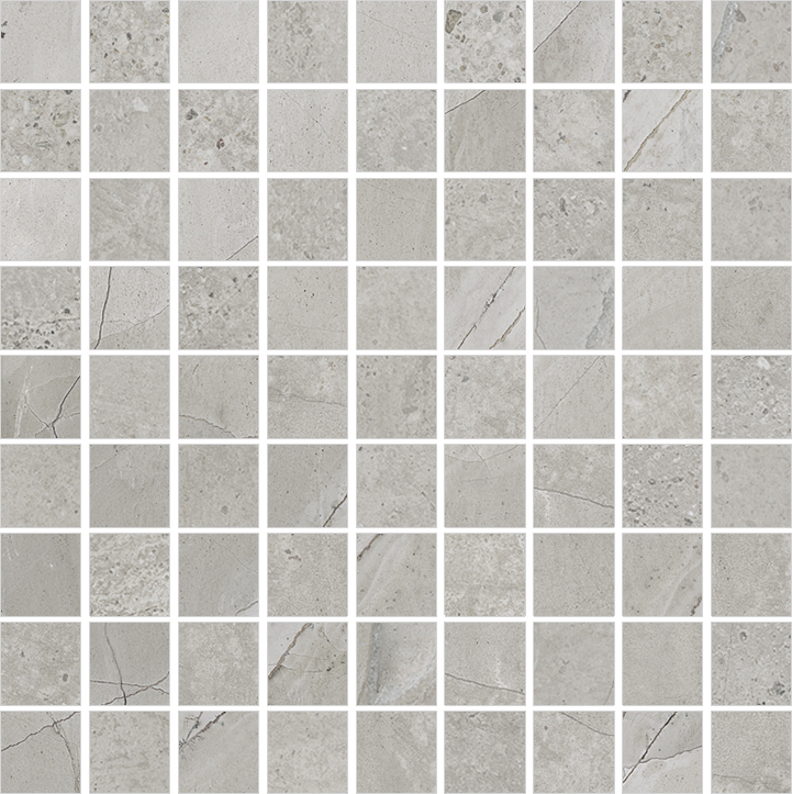 K-1005/LR/m01 Marble Trend (Марбл Тренд) Limestone (Лаймстоун) 300x300 лаппатированная серая мозаика